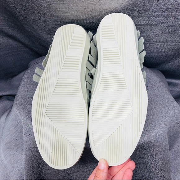 Clear Weather Men's One-O-One Suede Fringe Sneakers in Elm US 10 - Picture 9 of 10